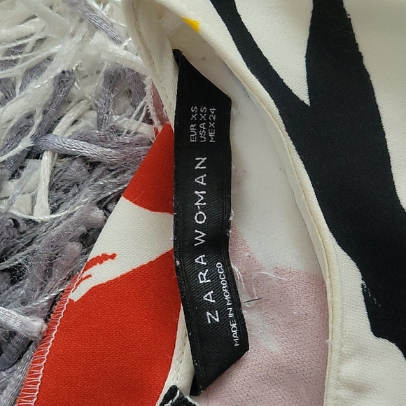 Zara short, printed dress - Picture 3 of 3